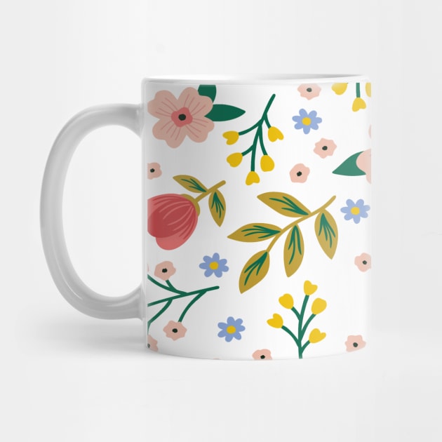 Cute Flowers Pattern, Happy Mothers Day Gifts by DragonTees